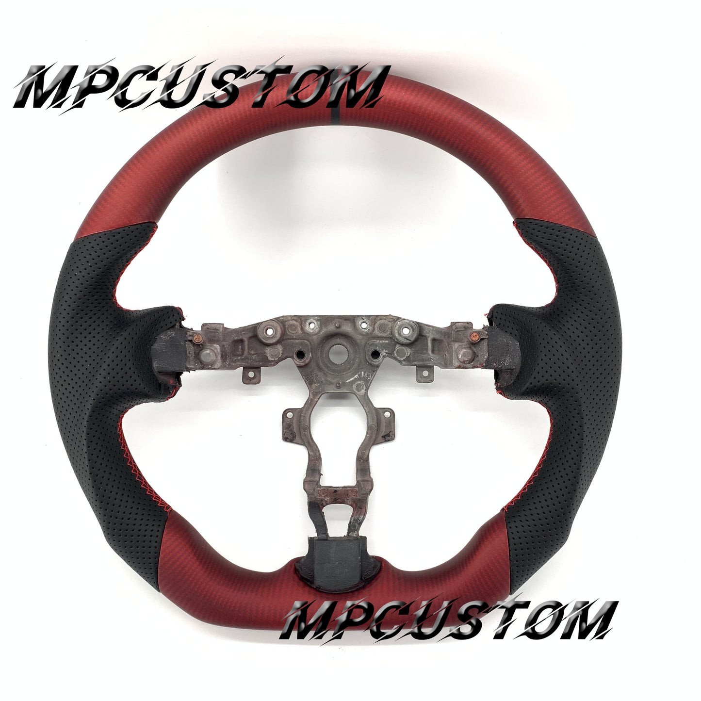 Mpcustom for Nissan 370z Juke z34 carbon fiber steering wheel matte and round top