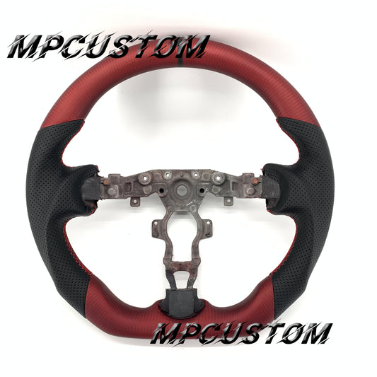 Mpcustom for Nissan 370z Juke z34 carbon fiber steering wheel matte and round top