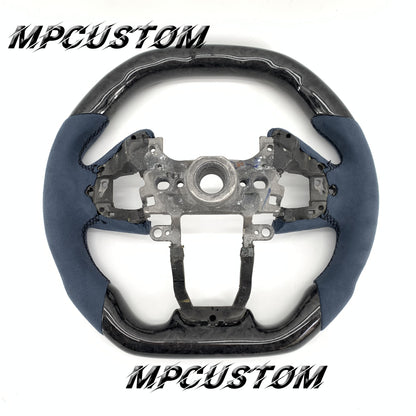 Mpcustom for Honda 10th Gen Civic carbon fiber steering wheel flat bottom