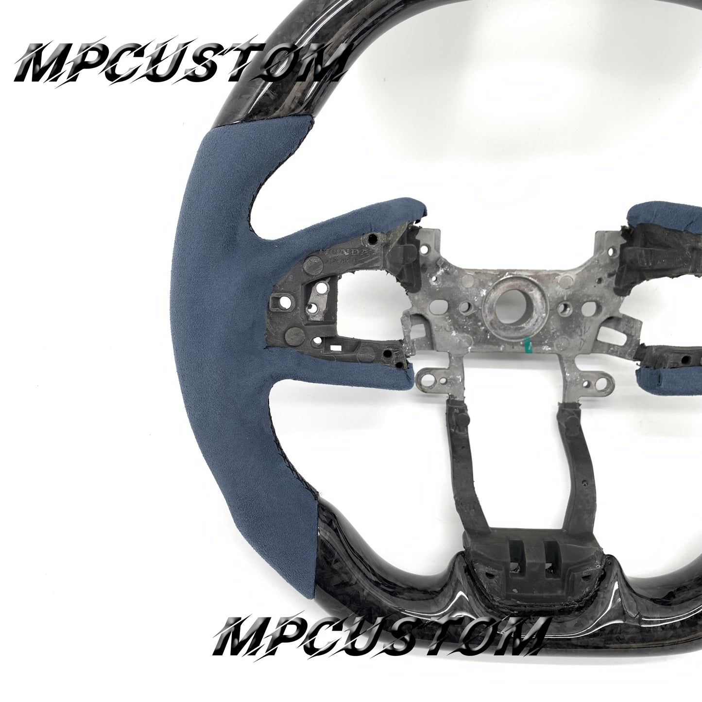 Mpcustom for Honda 10th Gen Civic carbon fiber steering wheel flat bottom