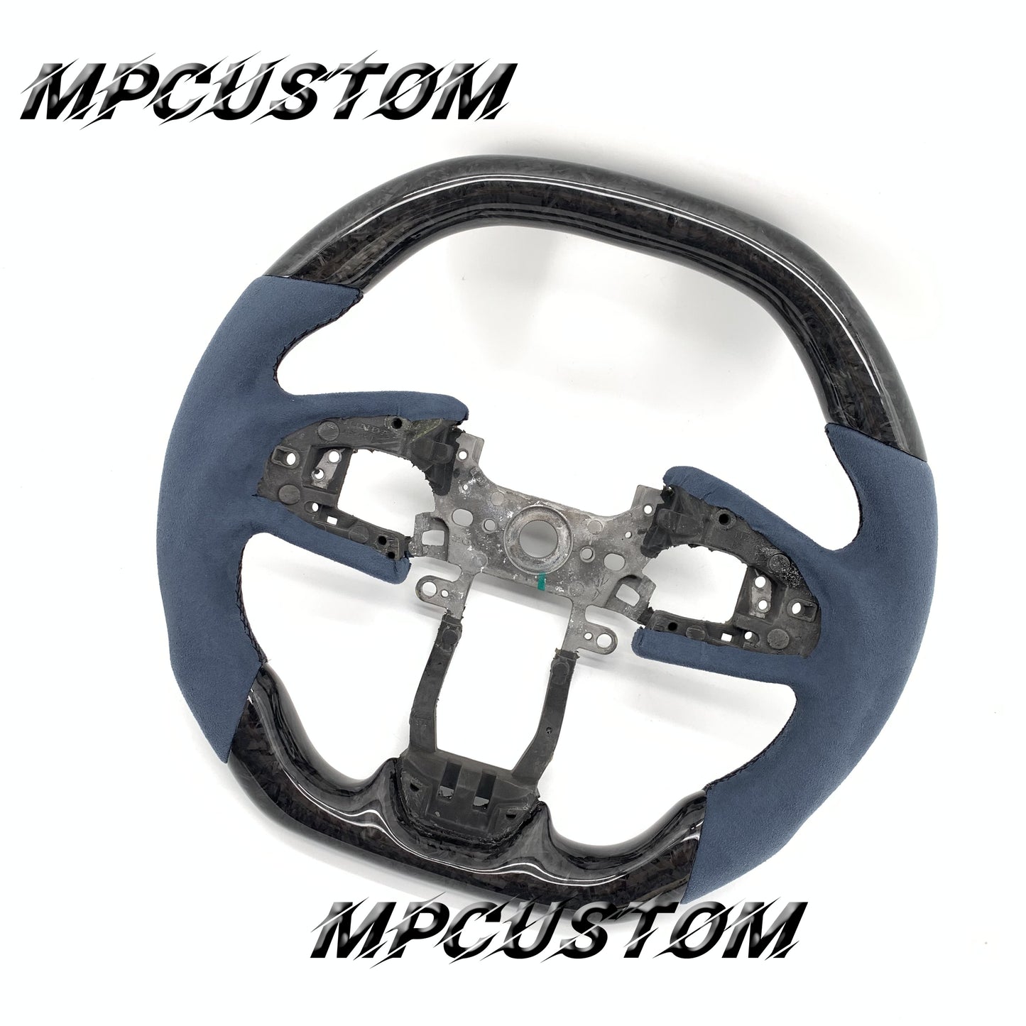 Mpcustom for Honda 10th Gen Civic carbon fiber steering wheel flat top