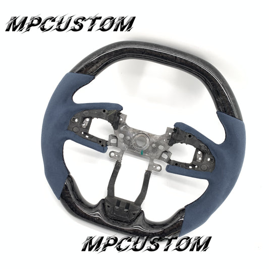 Mpcustom for Honda 10th Gen Civic carbon fiber steering wheel flat top