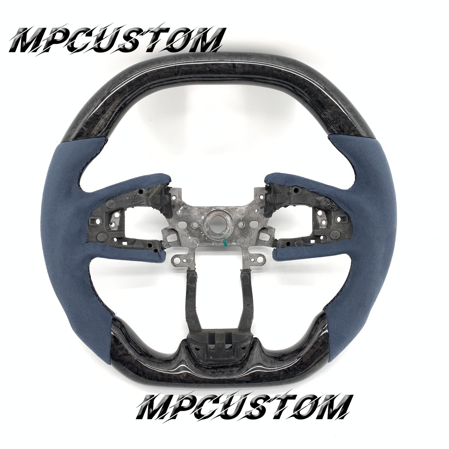 Mpcustom for Honda 10th Gen Civic carbon fiber steering wheel flat bottom