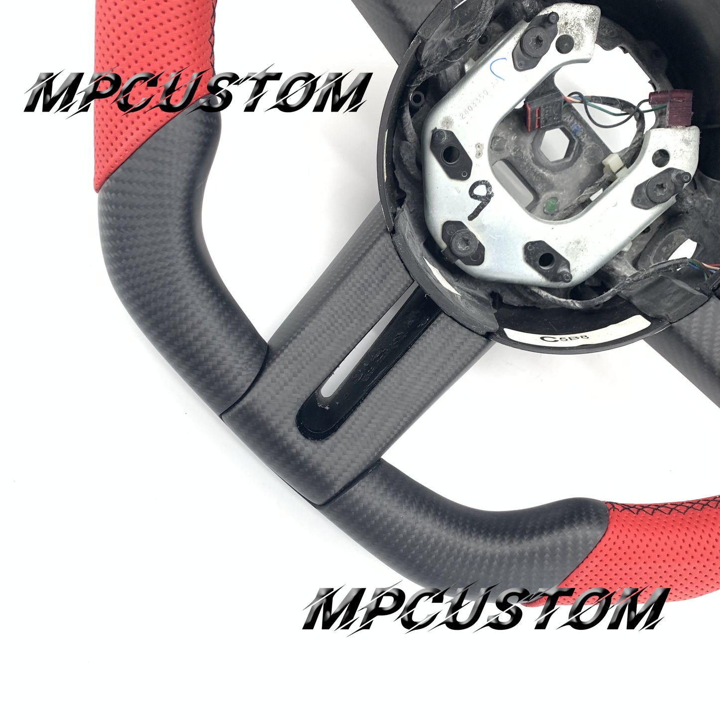 Mpcustom for Ford Mustang 2005-2008 carbon fiber steering wheel matte