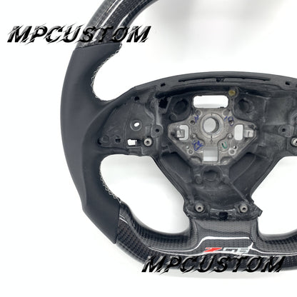 Mpcustom for Chevrolet Corvette C8 2020+ carbon fiber steering wheel flat top and smooth