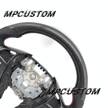 Mpcustom for Ford Mondeo MK5 2013-2020 carbon fiber steering flat bottom
