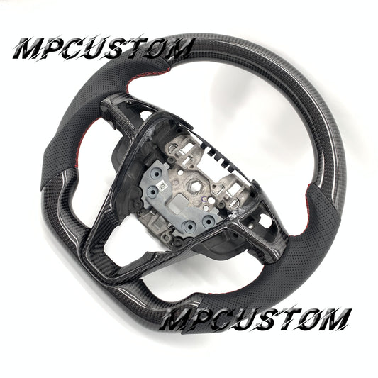 Mpcustom for Ford Mondeo MK5 2013-2020 carbon fiber steering flat bottom