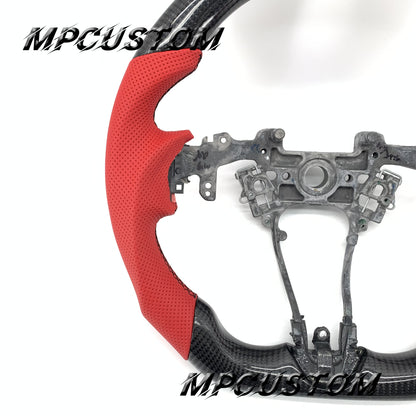 Mpcustom for Acura RDX 2019-2021 carbon fiber steering wheel red stripe line