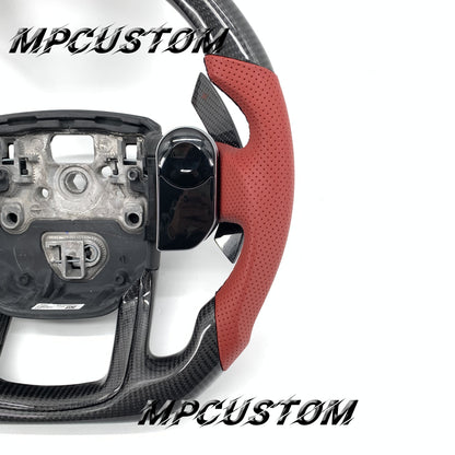 Mpcustom for Land Rover Range Rover carbon fiber steering wheel gloss and round top