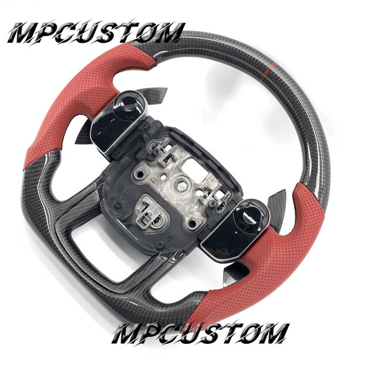 Mpcustom for Land Rover Range Rover carbon fiber steering wheel gloss and round top