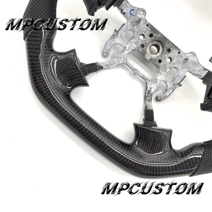 Mpcustom for Acura TL 2004-2006 carbon fiber steering wheel black carbon fiber