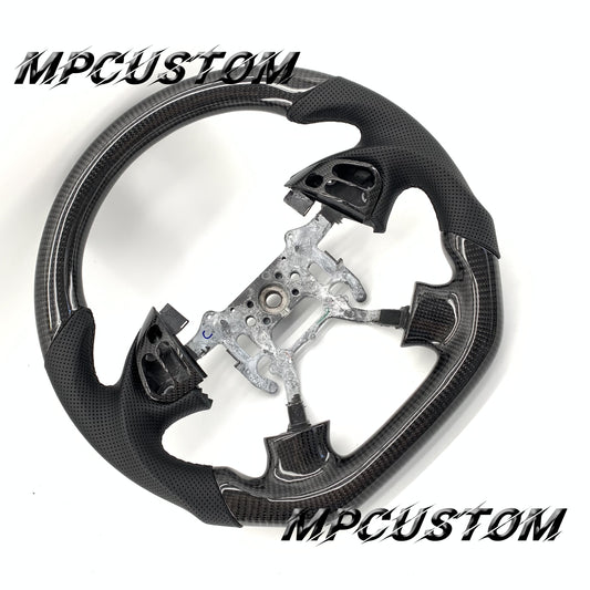 Mpcustom for Acura TL 2004-2006 carbon fiber steering wheel black carbon fiber