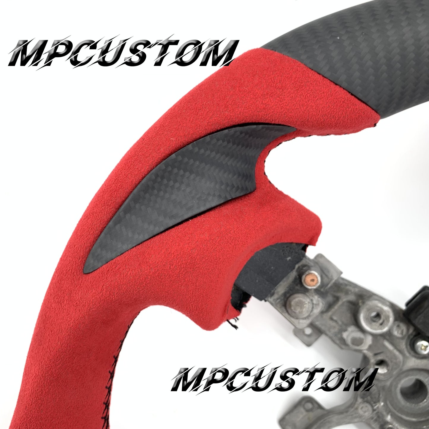 Mpcustom for Nissan 370z Juke z34 carbon fiber steering wheel Alcantara