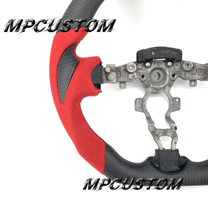 Mpcustom for Nissan 370z Juke z34 carbon fiber steering wheel Alcantara