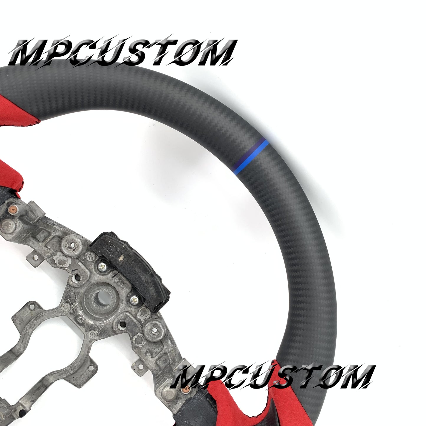 Mpcustom for Nissan 370z Juke z34 carbon fiber steering wheel Alcantara