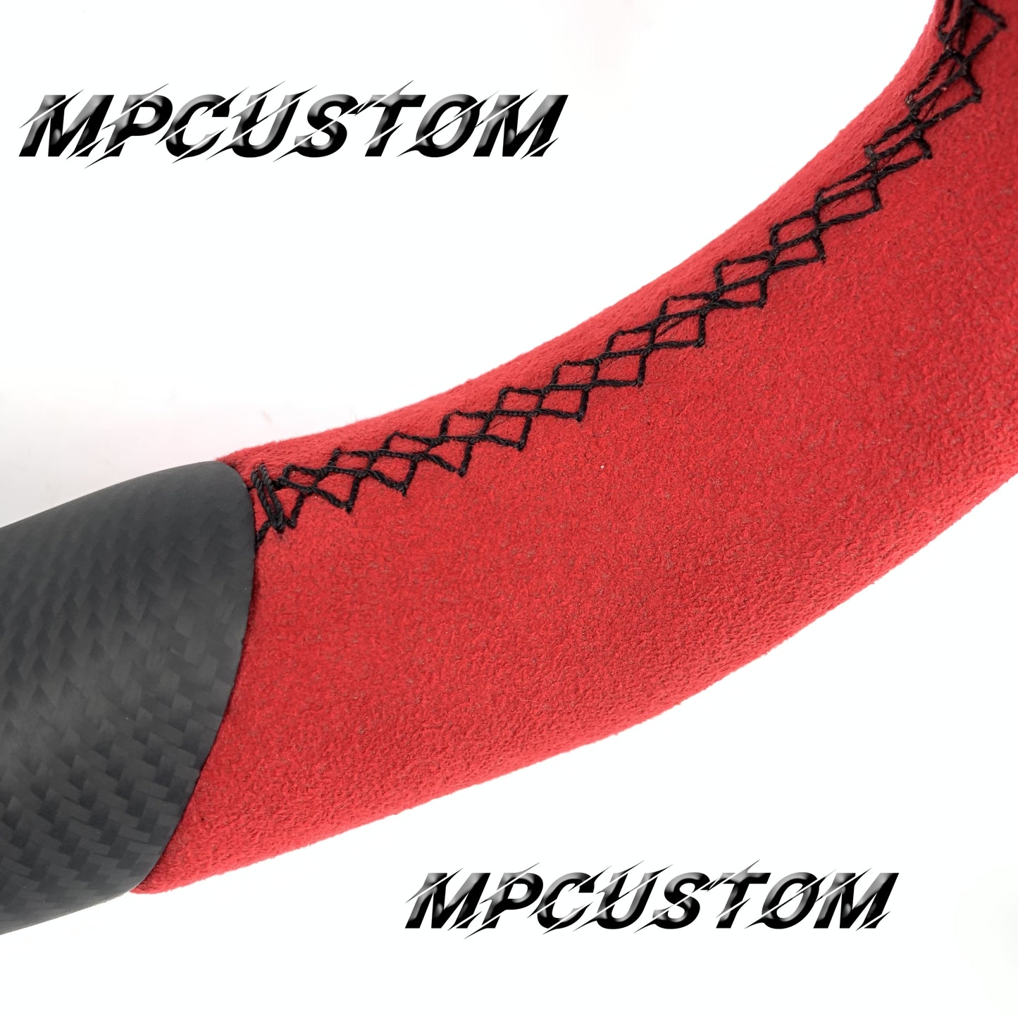 Mpcustom for Nissan 370z Juke z34 carbon fiber steering wheel blue stripe line
