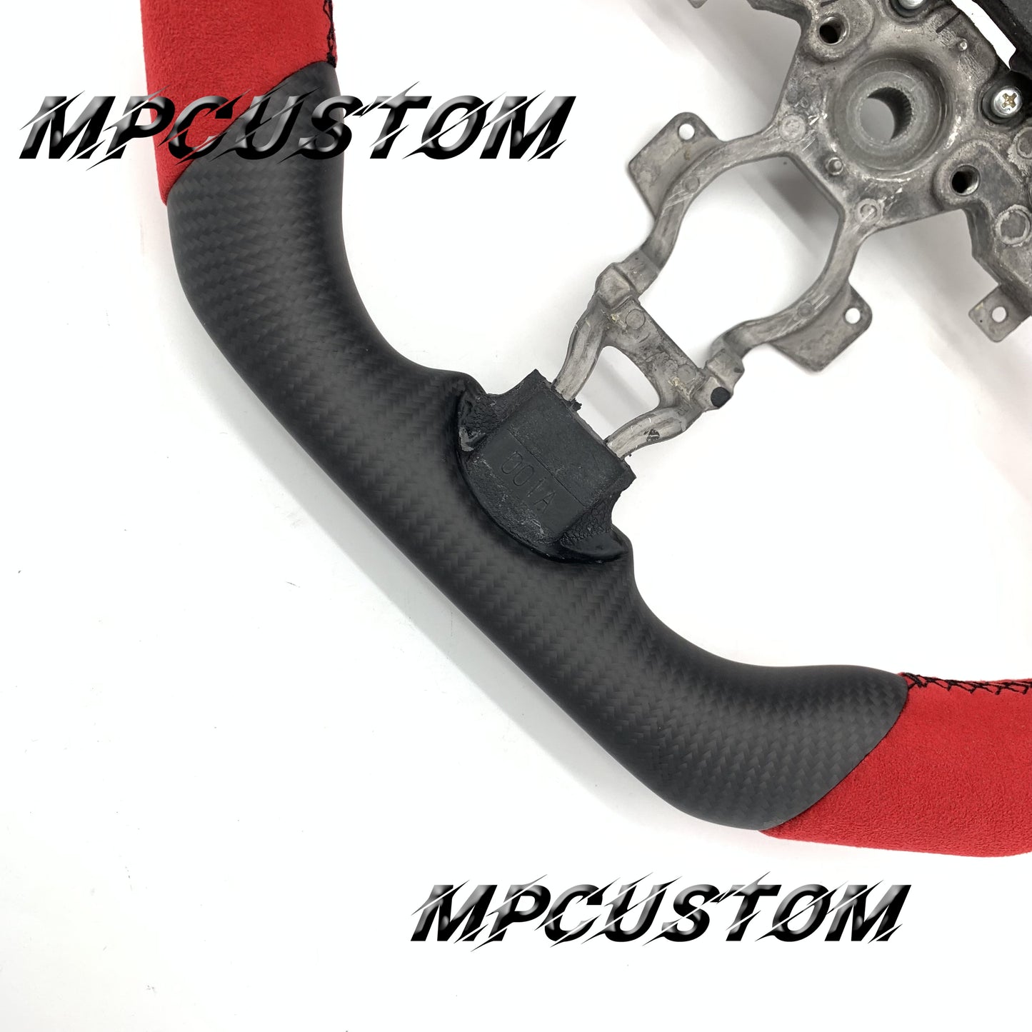 Mpcustom for Nissan 370z Juke z34 carbon fiber steering wheel blue stripe line