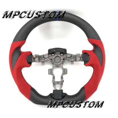 Mpcustom for Nissan 370z Juke z34 carbon fiber steering wheel Alcantara