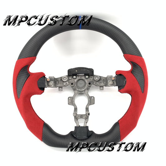 Mpcustom for Nissan 370z Juke z34 carbon fiber steering wheel Alcantara
