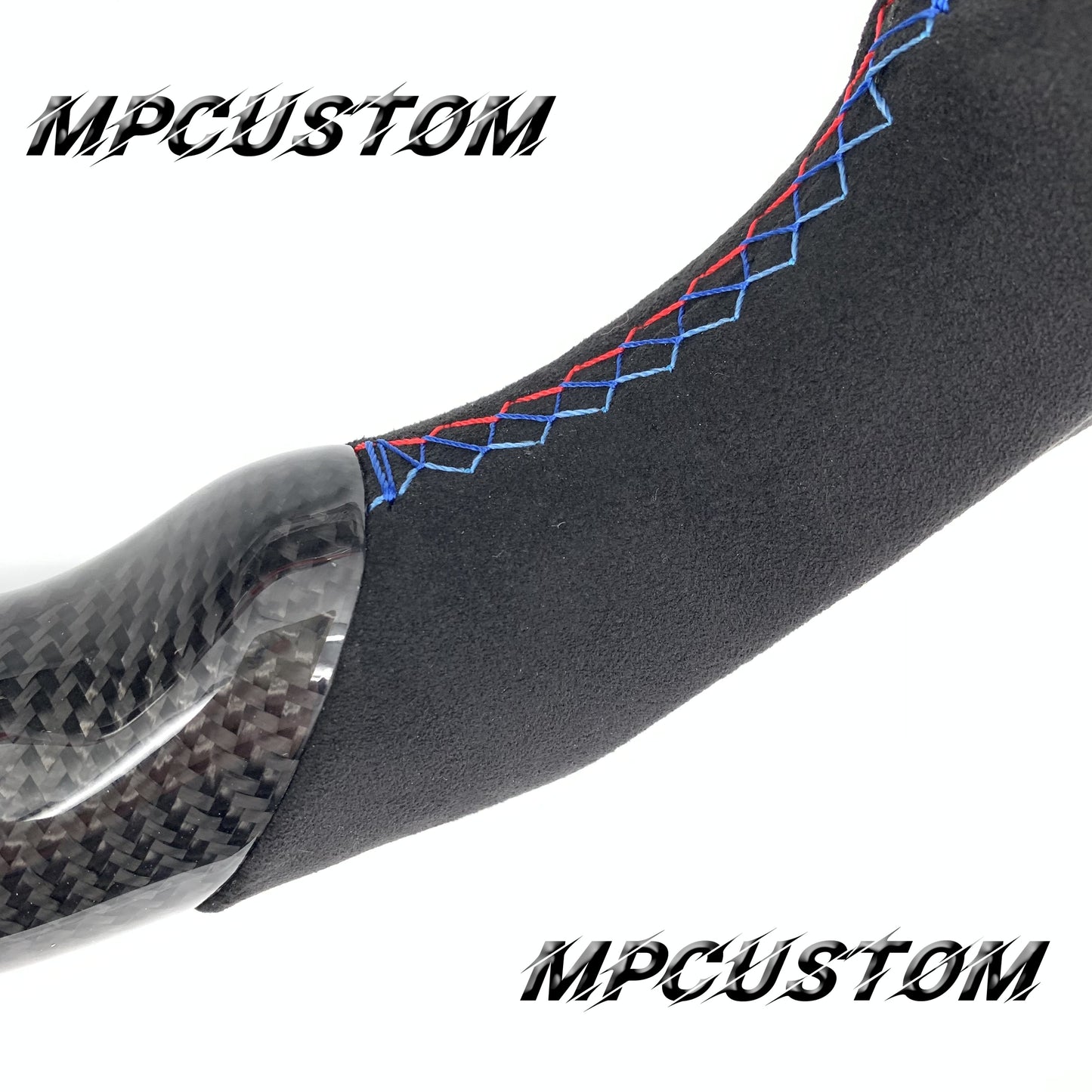 Mpcustom for BMW 1 series F20/F21/F40 carbon fiber steering wheel red stripe line