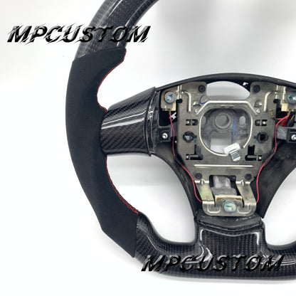 Mpcustom for Chevrolet Corvette C6 ZR1 Z06 carbon fiber steering wheel round top