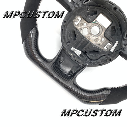 Mpcustom for Audi B8.5 A1 2012-2016 carbon fiber steering wheel gloss
