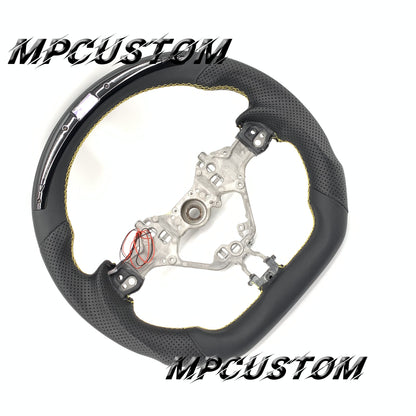 Mpcustom for Toyota 86 BRZ FRS 2017-2019 carbon fiber steering wheel led and smooth