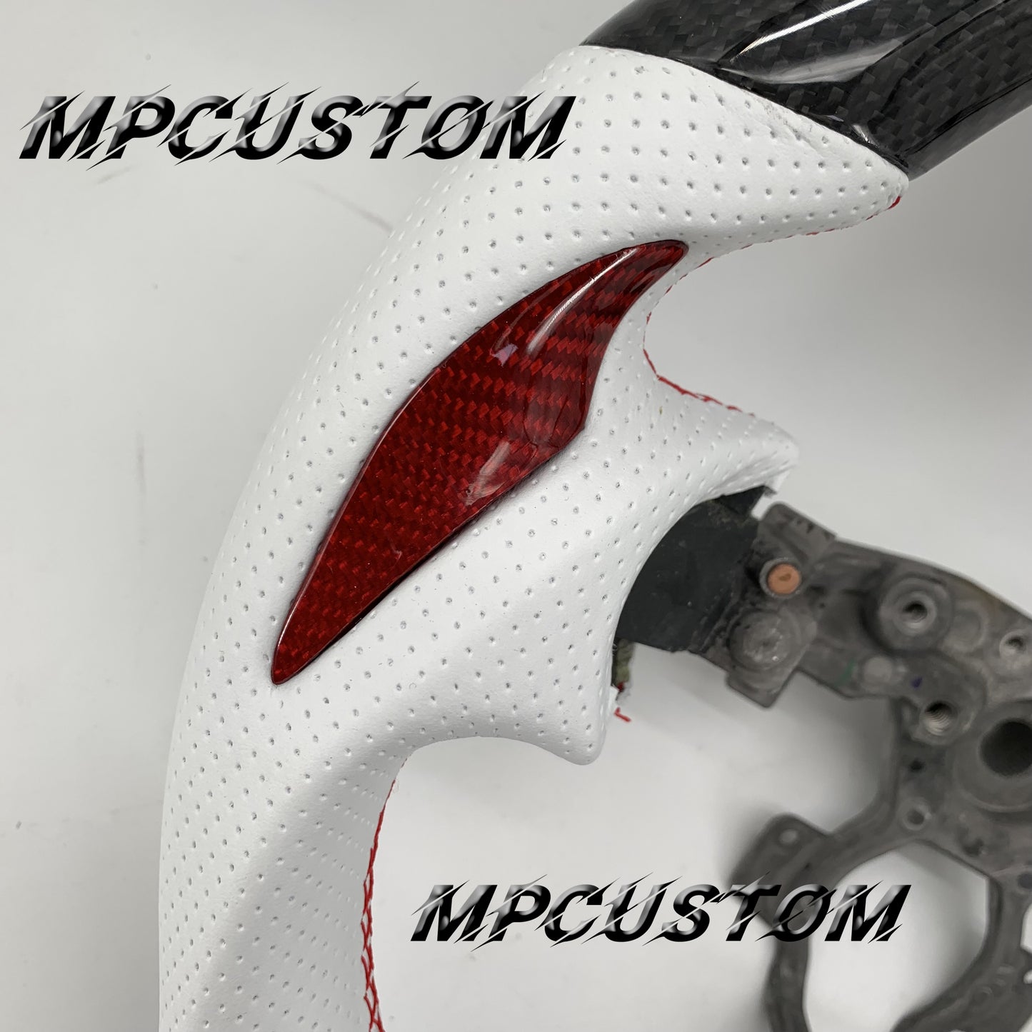 Mpcustom for Nissan 370z Juke z34 carbon fiber steering wheel flat bottom