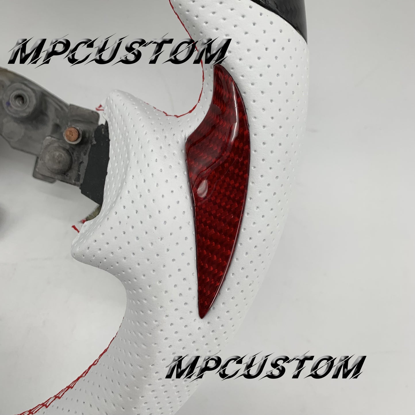 Mpcustom for Nissan 370z Juke z34 carbon fiber steering wheel flat bottom