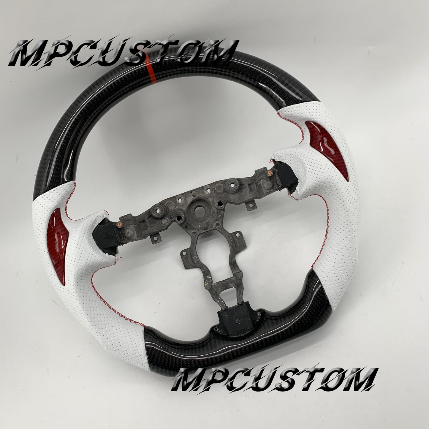Mpcustom for Nissan 370z Juke z34 carbon fiber steering wheel round top