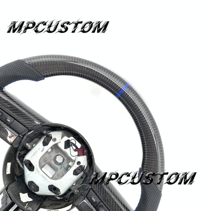 Mpcustom for Ford Mustang 2005-2008 carbon fiber steering wheel flat bottom