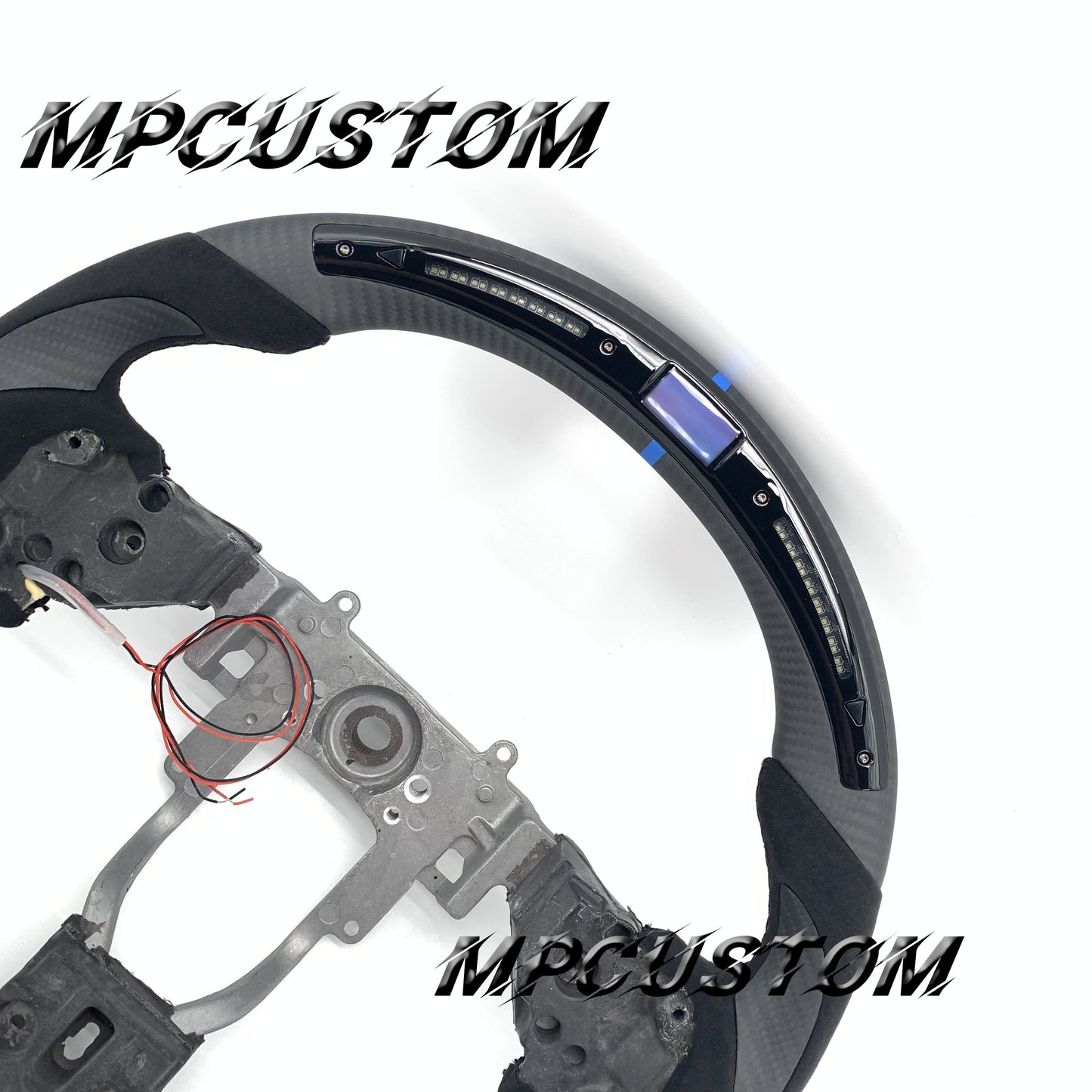 Mpcustom for Mitsubishi EVOX carbon fiber steering wheel gloss