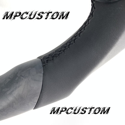 Mpcustom for Tesla model 3 Y carbon fiber steering wheel flat top