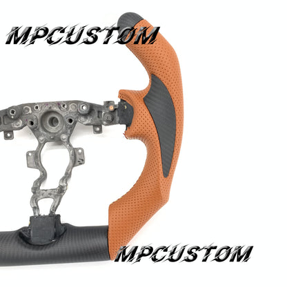 Mpcustom for Nissan 370z Juke z34 carbon fiber steering wheel f1 shape and matte