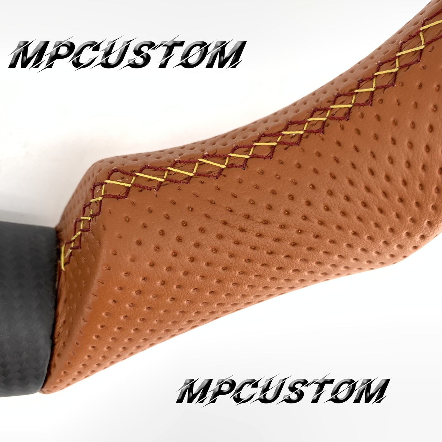 Mpcustom for Nissan 370z Juke z34 carbon fiber steering wheel perforated leather