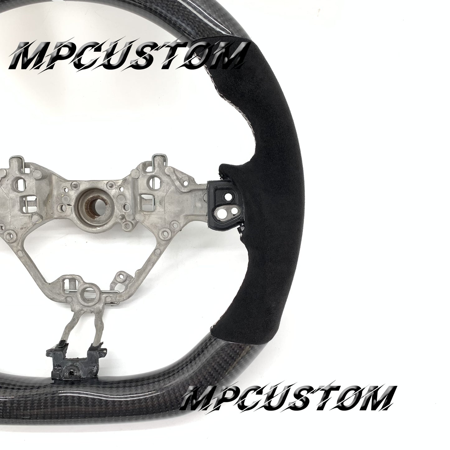 Mpcustom for Toyota 86 BRZ FRS 2017-2019 carbon fiber steering wheel matte and led