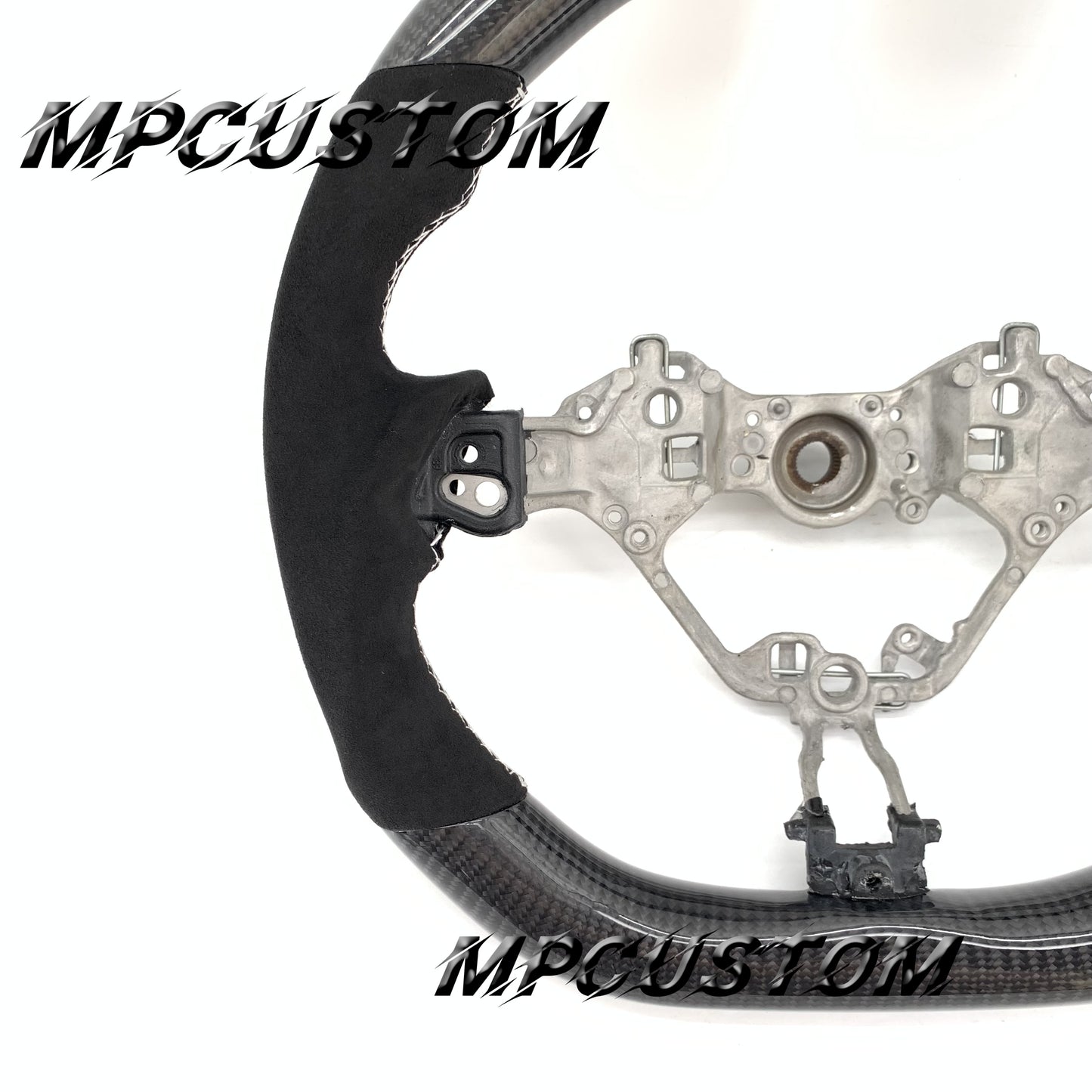 Mpcustom for Toyota 86 BRZ FRS 2017-2019 carbon fiber steering wheel led and smooth