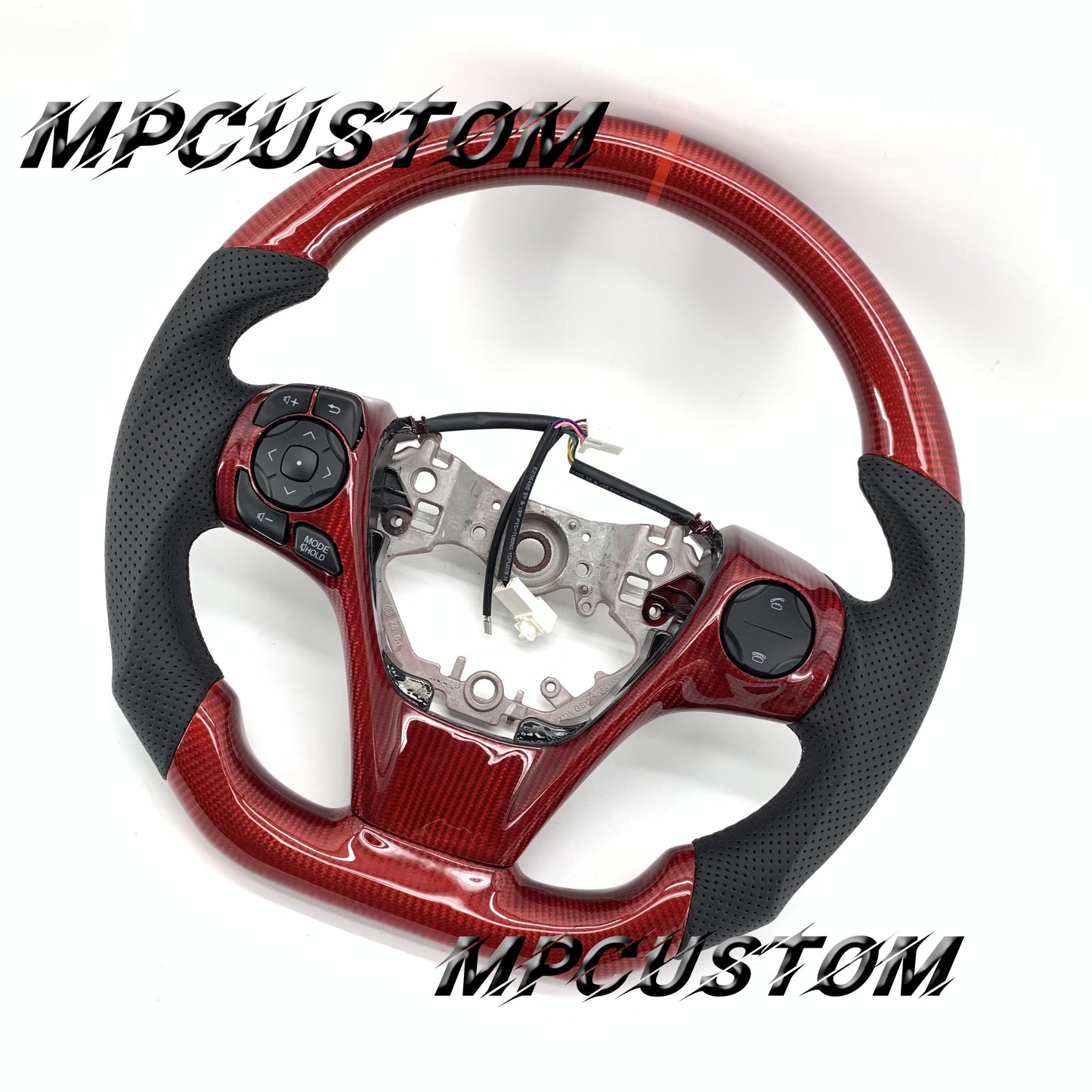 Mpcustom for Toyota 7th camry carbon fiber steering wheel round top