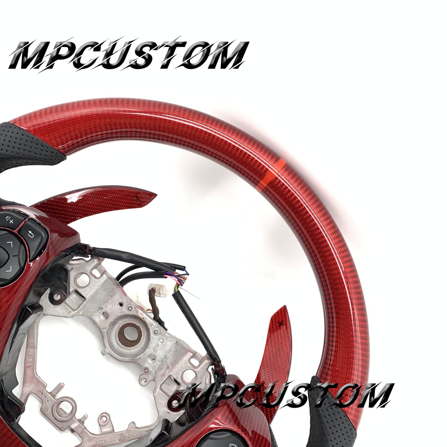 Mpcustom for Toyota 7th camry carbon fiber steering wheel gloss