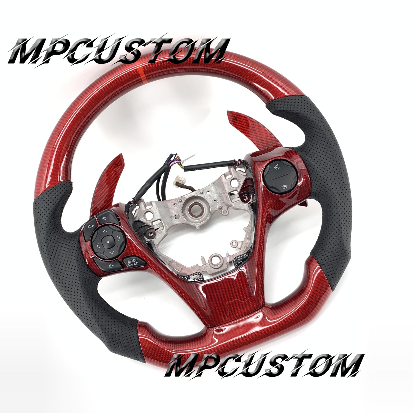 Mpcustom for Toyota 7th camry carbon fiber steering wheel gloss