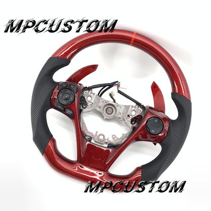 Mpcustom for Toyota 7th camry carbon fiber steering wheel flat bottom
