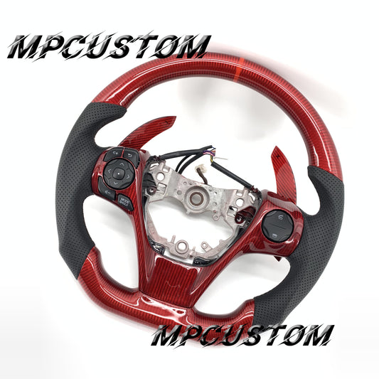 Mpcustom for Toyota 7th camry carbon fiber steering wheel flat bottom