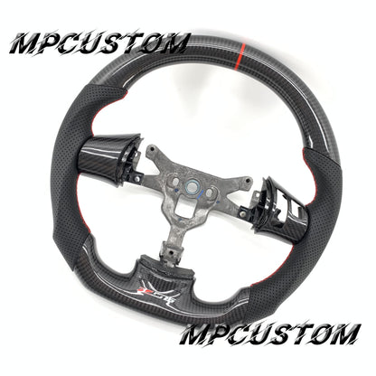 Mpcustom for Chevrolet Corvette C6 ZR1 Z06 carbon fiber steering wheel gloss carbon fiber