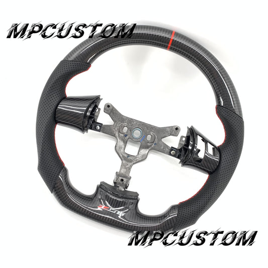 Mpcustom for Chevrolet Corvette C6 ZR1 Z06 carbon fiber steering wheel gloss carbon fiber