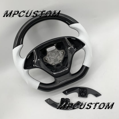 Mpcustom for Chevrolet Corvette C7 2014-2019 carbon fiber steering wheel black stitching