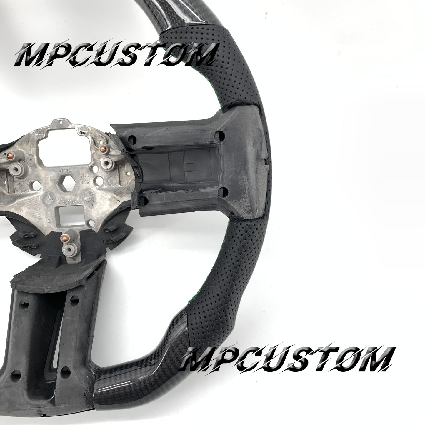 Mpcustom for Ford Mstang Ford Mustang 2009-2014 carbon fiber steering wheel round top
