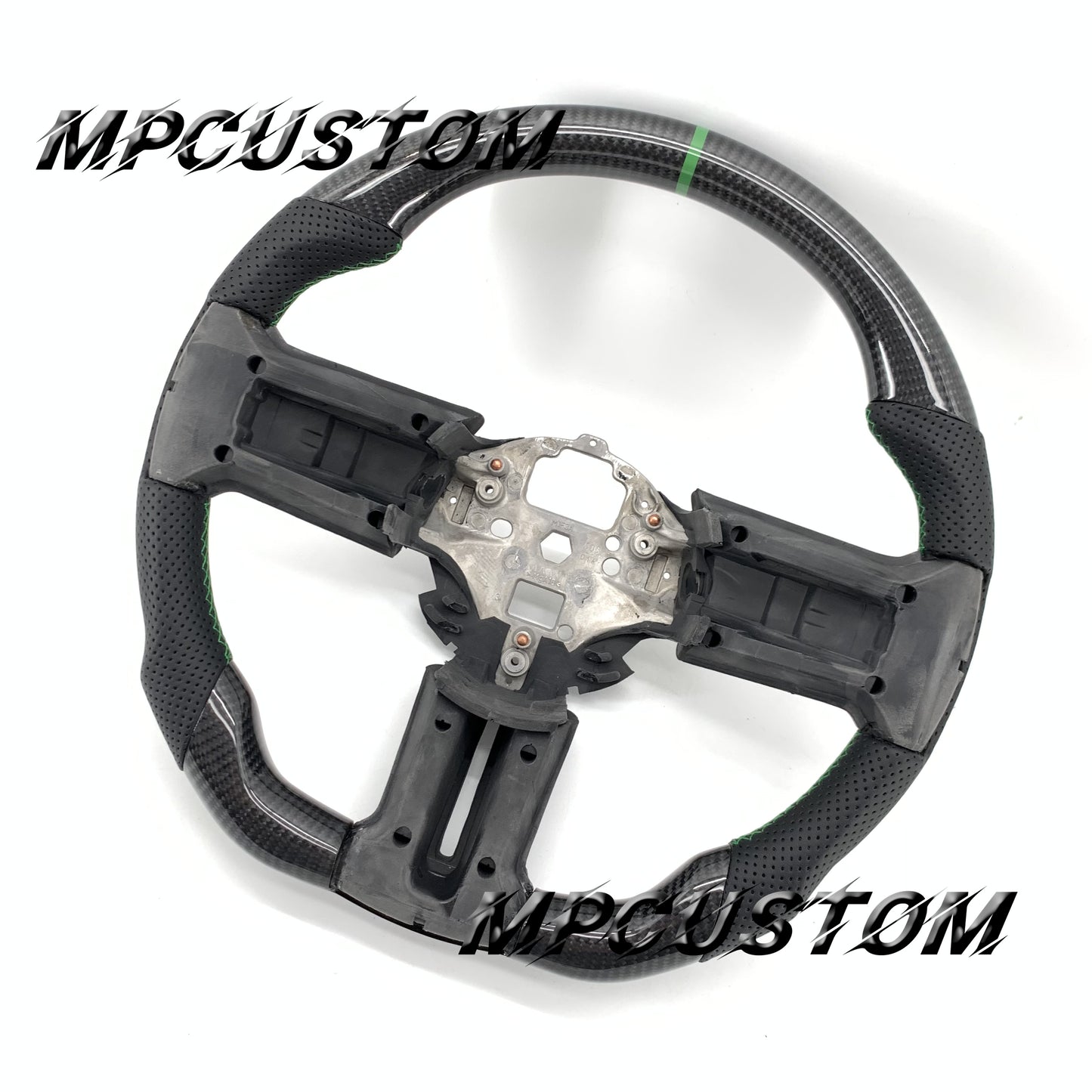 Mpcustom for Ford Mstang Ford Mustang 2009-2014 carbon fiber steering wheel round top