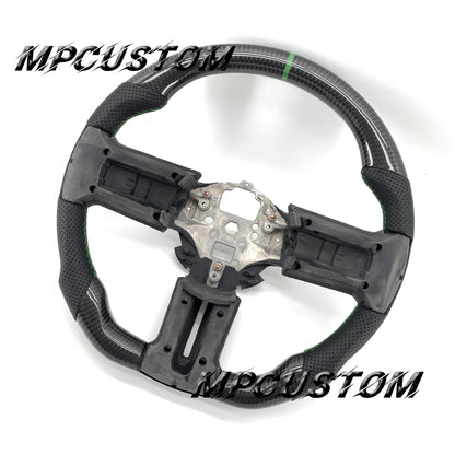 Mpcustom for Ford Mstang Ford Mustang 2009-2014 carbon fiber steering wheel round top