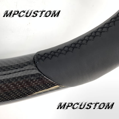 Mpcustom for Chevrolet Corvette C6 ZR1 Z06 carbon fiber steering wheel flat top