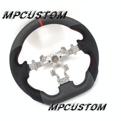 Mpcustom for Nissan GTR R35 2009-2016 carbon fiber steering wheel round top and matte